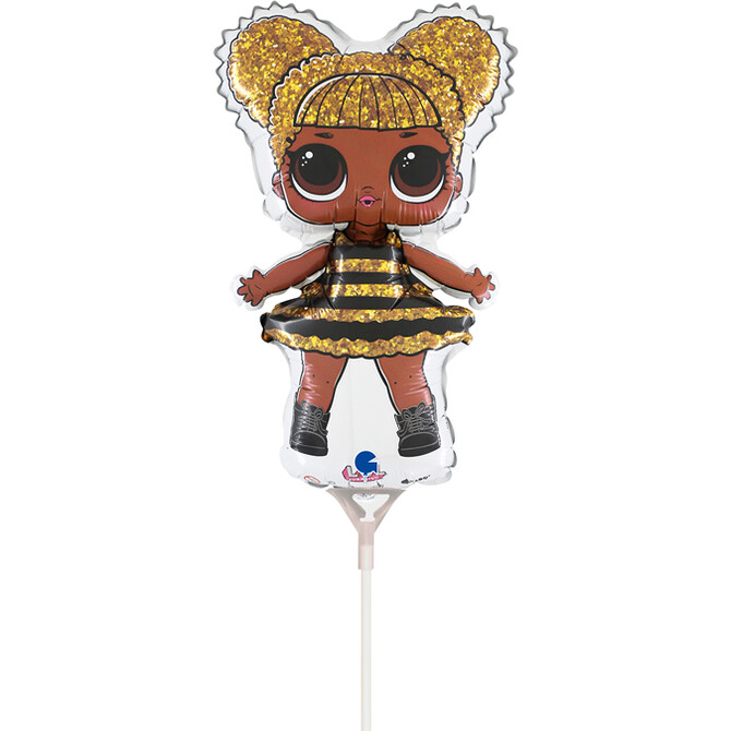 Levně Mini fóliový balónek LOL Surprise Queen Bee 30cm