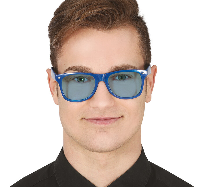 Levně Modré brýle s modrými sklíčky