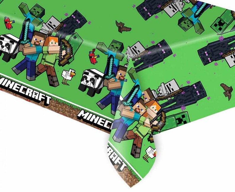 Levně Ubrus Minecraft plastový 120x180cm