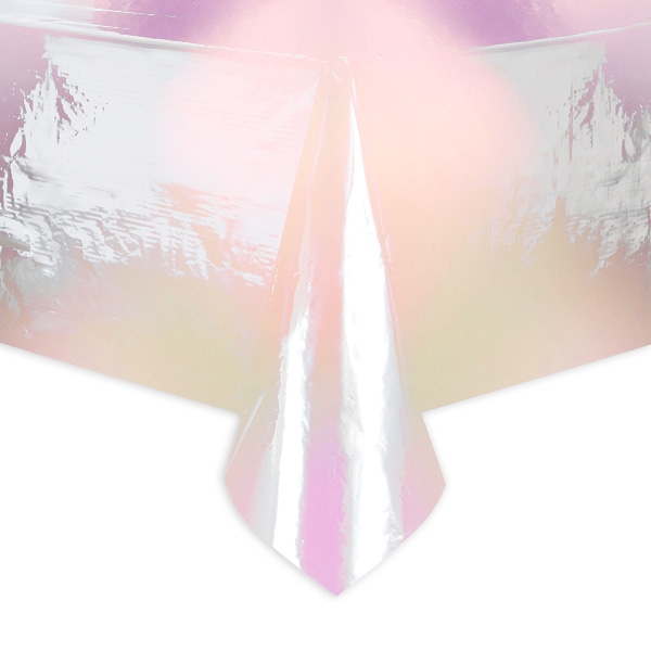 Ubrus plastový iridescentní 137x274cm