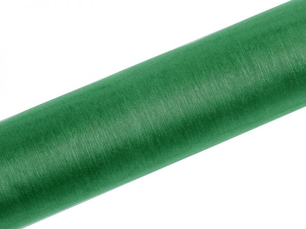 Levně Organza smaragdově zelená 0,16x9m