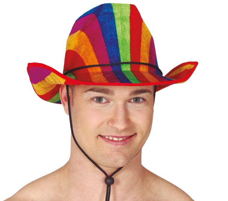 Levně Pánský kovbojský klobouk barevný