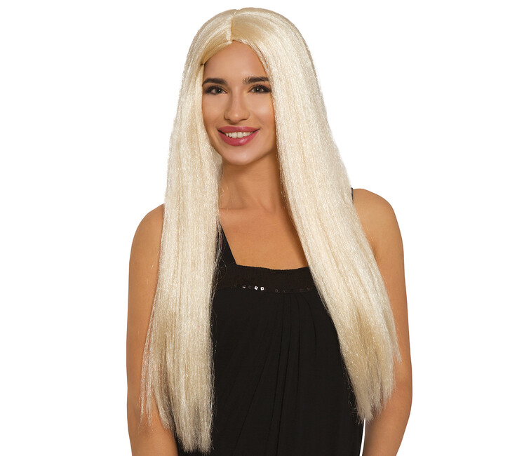 Levně Paruka dlouhé blond vlasy