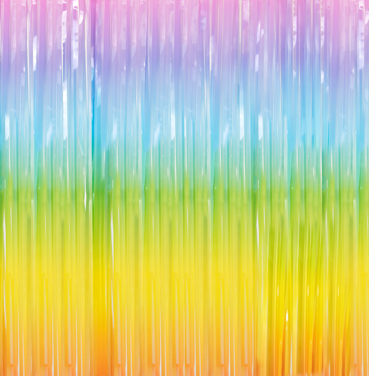 Levně Párty opona barevná 100x200cm