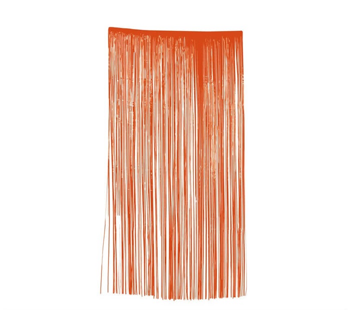 Párty opona oranžová 100x200cm