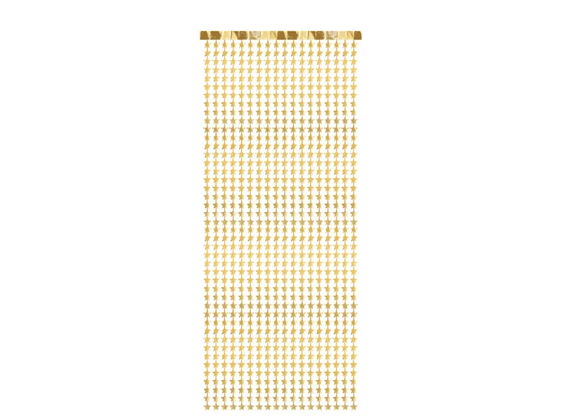 Párty opona zlaté hvězdy 100x245cm