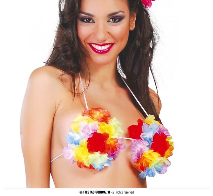 Podprsenka ke kostýmu Hawaii Hula tanečnice