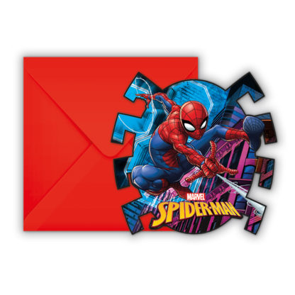 Pozvánky Spiderman Team Up 6ks