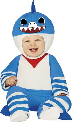 Baby kostým Baby Shark modrý 18-24 měsíců