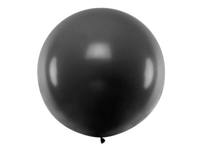 Balónek velký černý 1m
