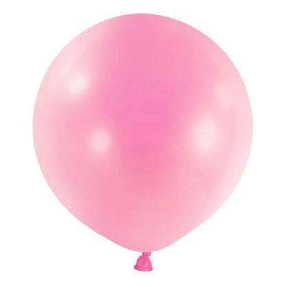 Kulaté balóny světle růžové 4ks 61cm