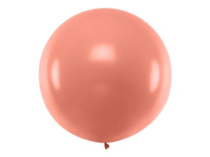 Balónek velký metalický růžovo-zlatý 100cm