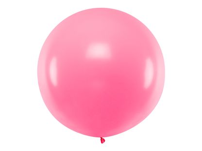 Balónek velký růžový 1m