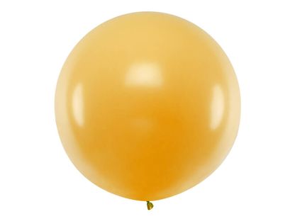 Balónek velký metalický zlatý 100cm