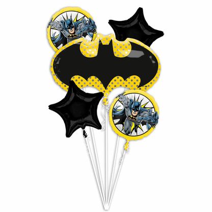 Balónová kytice Batman 5ks