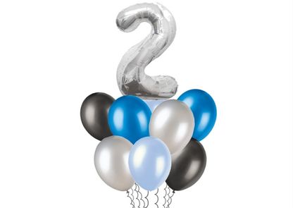 Balónová kytice s 1 číslem