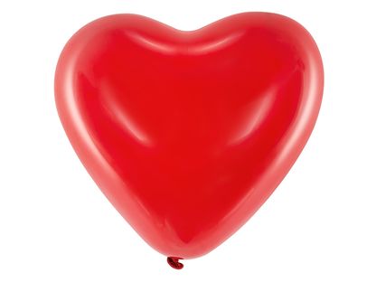Balónky červené srdce 40cm 100ks