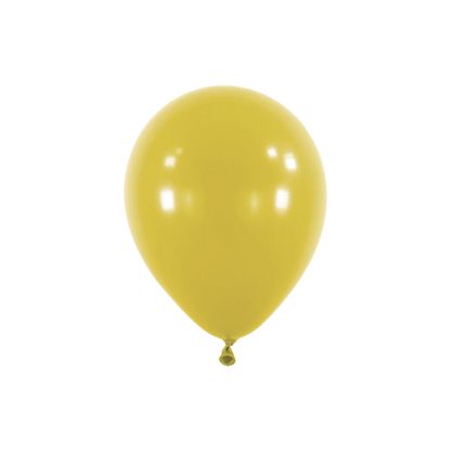 Balóny hořčicově žluté 12cm 100ks