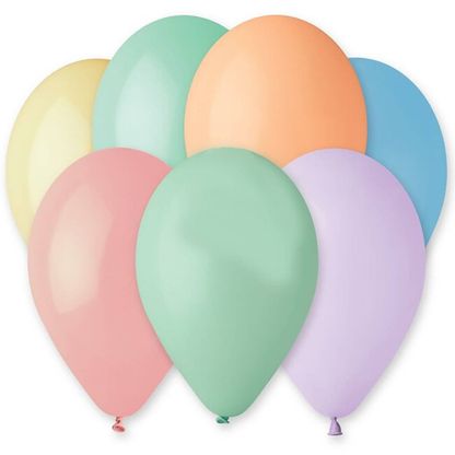 Balónky barevné makronky 25ks