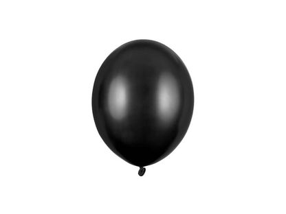 Balónky metalické černé 12cm 100ks