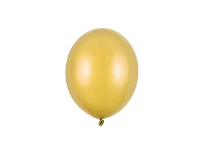 Balónky metalické zlaté 12cm 100ks