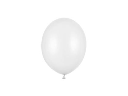 Balónky metalické bílé 12cm 100ks