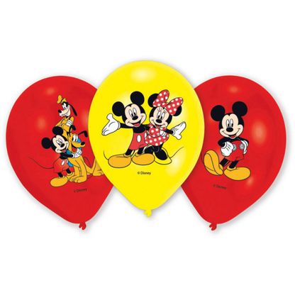 Balónky Mickey Mouse Colors 27cm 6ks