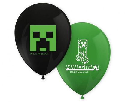 Balónky Minecraft Creper 28cm 8ks