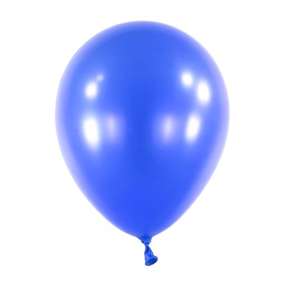 Balóny modré metalické 27,5cm 50ks