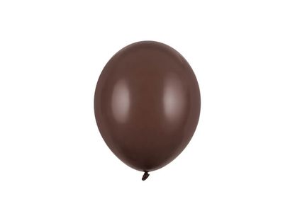 Balónky kakaově hnědé 12cm 100ks
