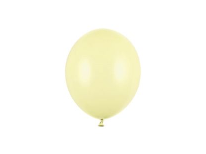 Balónky pastelové světle žluté 12cm 100ks