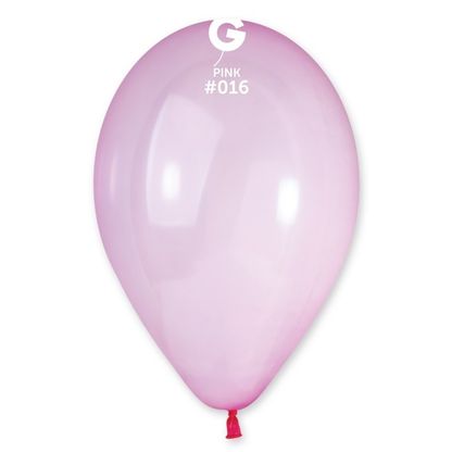 Balónky průsvitné růžové 33cm 10ks