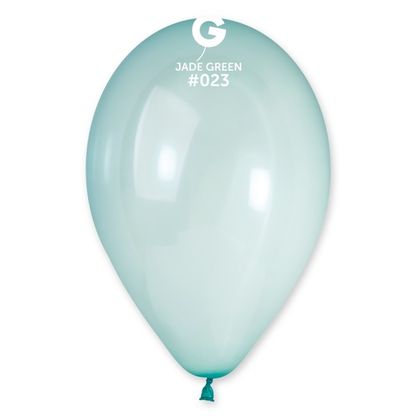 Balónky průsvitné zelené 33cm 10ks