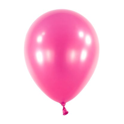 Balóny růžové metalické 27,5cm 50ks