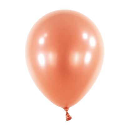Balóny růžovo-zlaté perleťové 27,5cm 50ks