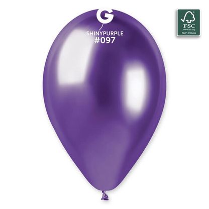 Balónky saténové purpurové 33cm 6ks