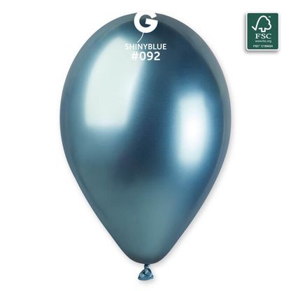 Balónky saténové modré 33cm 50ks