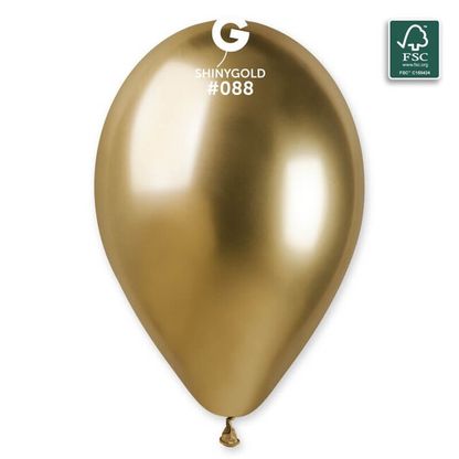 Balónky saténové zlaté 33cm 6ks