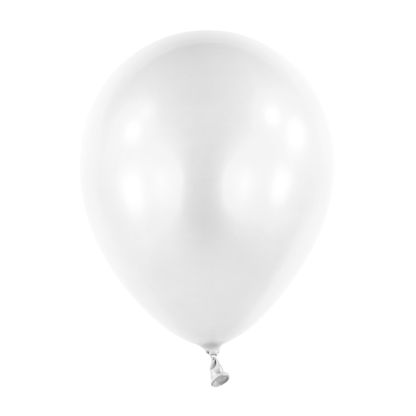 Balóny sněhově bílé perleťové 27,5cm 50ks
