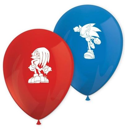 Balónky Sonic 8ks 28cm