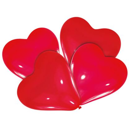 Balónky srdce 30cm 4ks