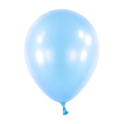 Balóny světle modré perleťové 27,5cm 50ks