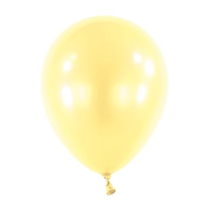 Balóny žluté perleťové 27,5cm 50ks