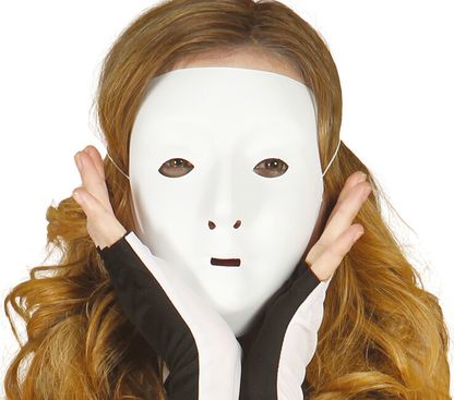 Karnevalová maska Bíly duch