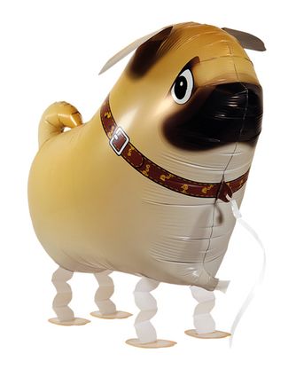 Chodící balónek Pes Mopslík 55cm