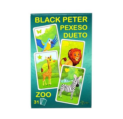 Černý Peter Africká zvířátka