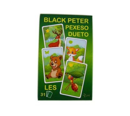 Černý Peter Lesní zvířátka