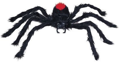 Dekorační pavouk černo-červený 60cm