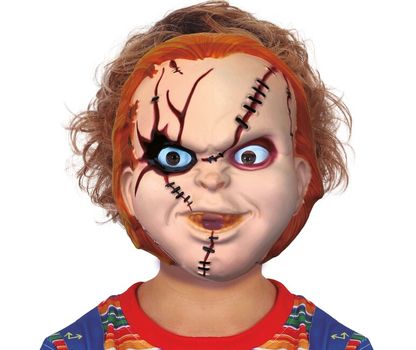 Dětská maska Strašidelný kluk PVC