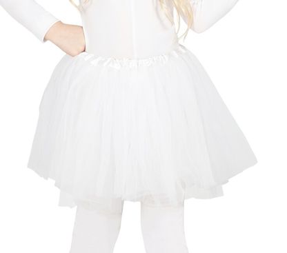 Dětská tutu sukně bílá 31cm